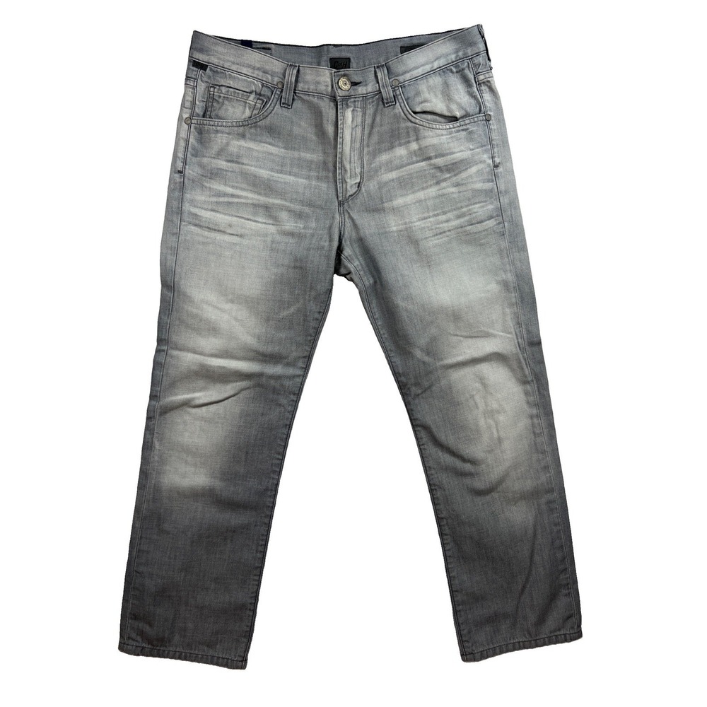 Citizen Of Humanity Mens Gray Washed Out 33x30(28) 5-pocket Straight Leg Jeans
